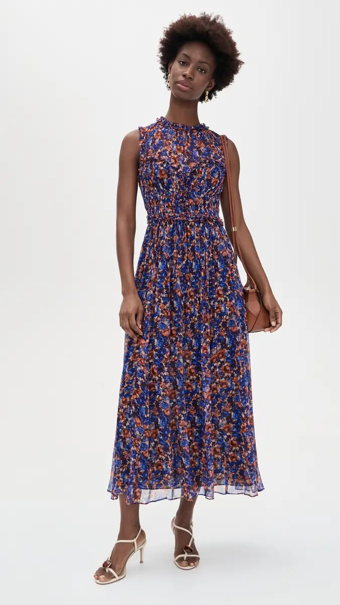 Ulla Johnson Kasia Sleeveless Silk Dress | Thumbnail 2
