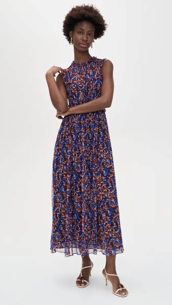 Ulla Johnson Kasia Sleeveless Silk Dress | Thumbnail 5