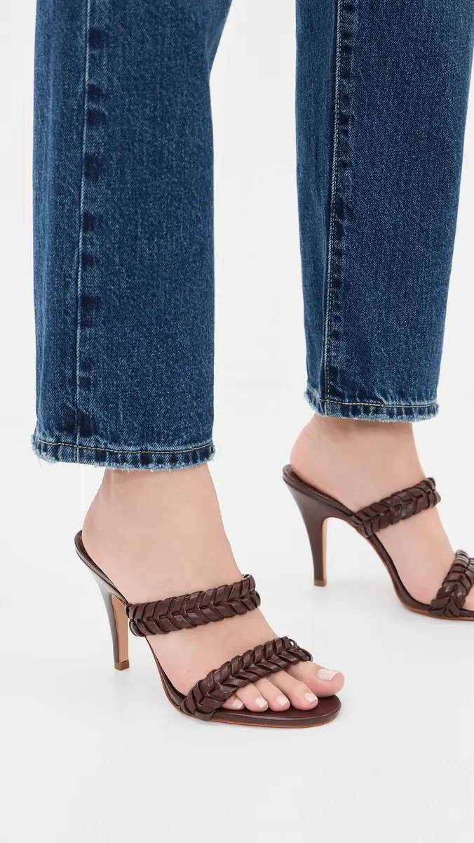 Schutz Cipri Mules Chestnut Brown | Thumbnail 3