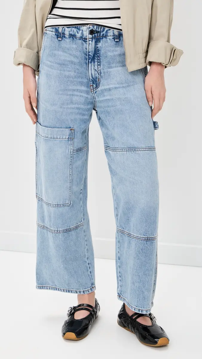 ASKK NY Cropped Carpenter Jeans Blondie | Thumbnail 2 ASKK NY Cropped Carpenter Jeans Blondie | Thumbnail 2