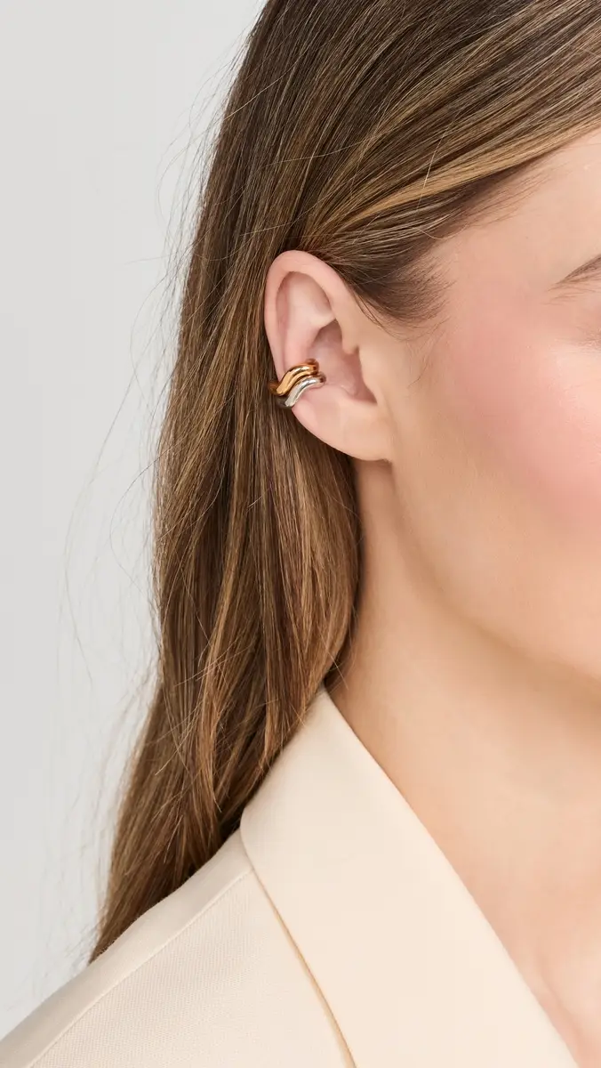 CHARLOTTE CHESNAIS Wave Cuff Earring | Thumbnail 3