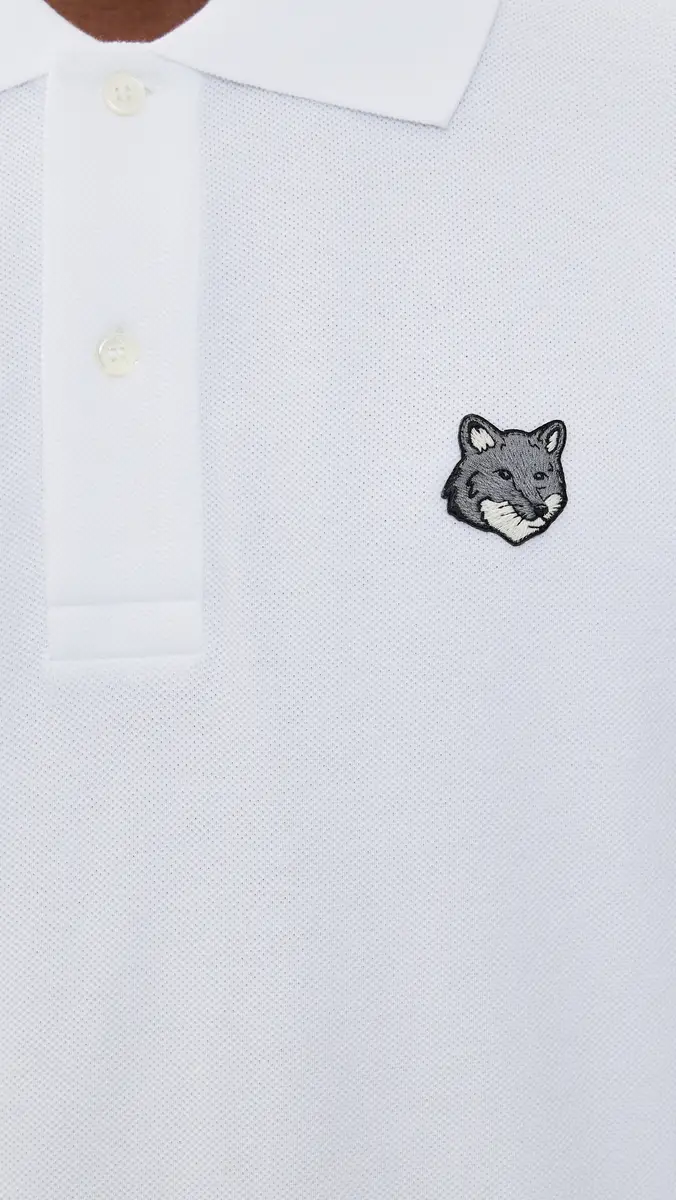 Maison Kitsuné Grey Fox Head Patch Comfort Polo | Thumbnail 6 Maison Kitsuné Grey Fox Head Patch Comfort Polo | Thumbnail 6