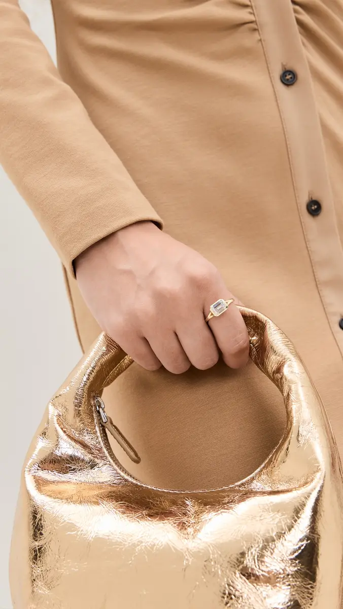 Shashi Emerald Baguette Ring | Thumbnail 3