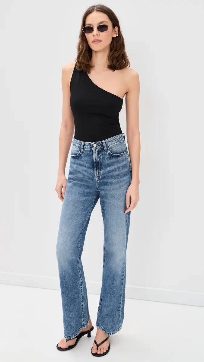GOOD AMERICAN Super Stretch One Shoulder Tank | Thumbnail 5 GOOD AMERICAN Super Stretch One Shoulder Tank | Thumbnail 5