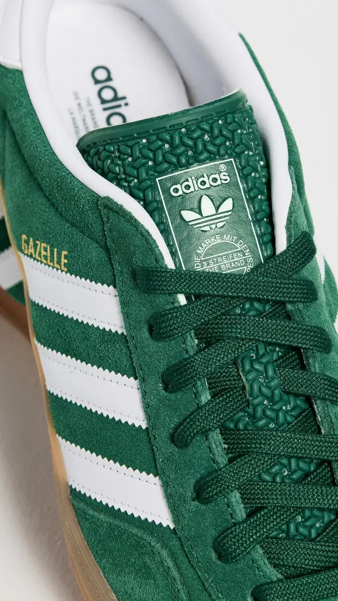 adidas Gazelle Indoor Sneakers Collegiate Green/Cloud White/Gum | Thumbnail 5