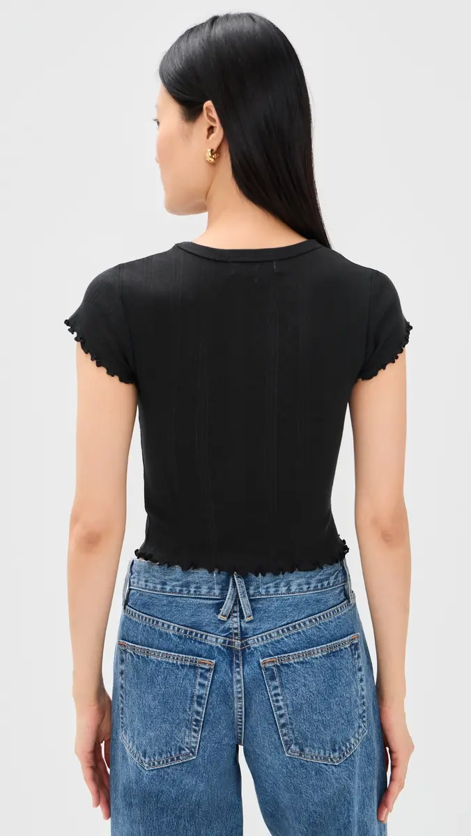 DAZE Lily Tee Black | Thumbnail 3