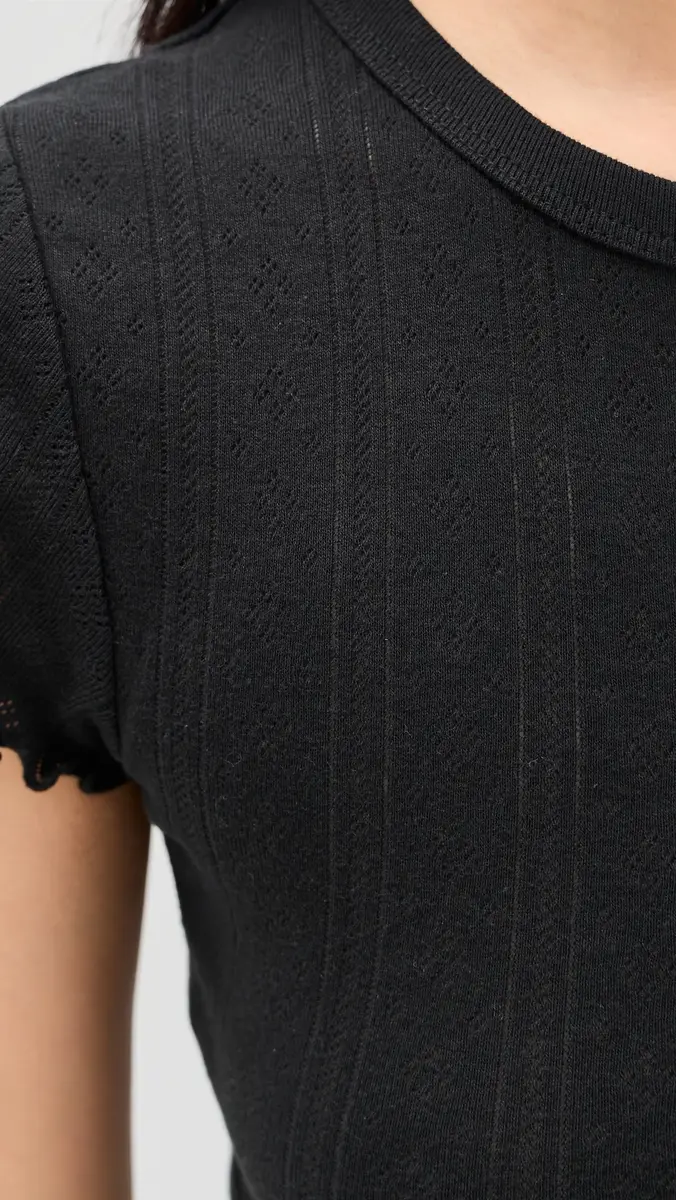 DAZE Lily Tee Black | Thumbnail 6