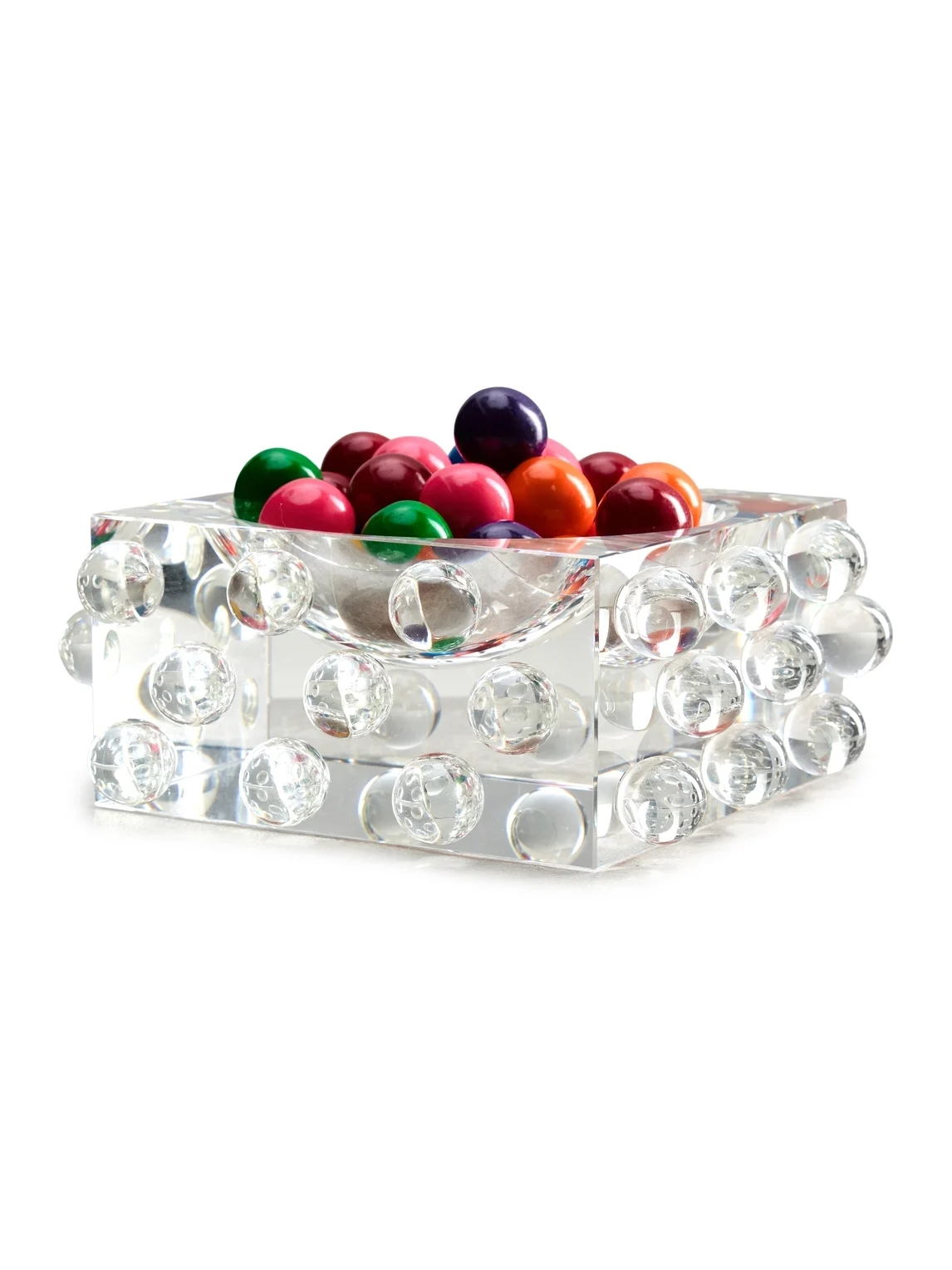 Tizo Design Crystal Glass Bowl Scattered Balls