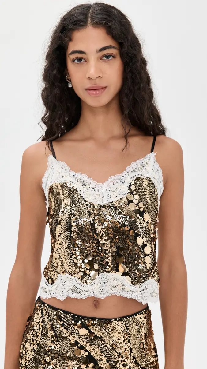 Bailey Rose Sequin Tank Black | Thumbnail 2 Bailey Rose Sequin Tank Black | Thumbnail 2