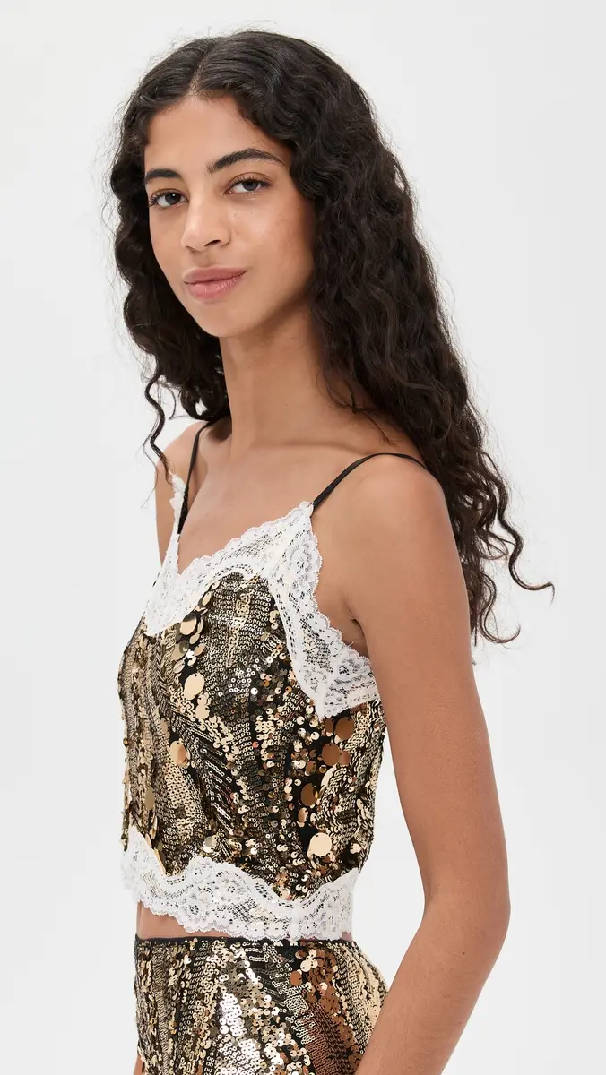 Bailey Rose Sequin Tank Black | Thumbnail 4 Bailey Rose Sequin Tank Black | Thumbnail 4