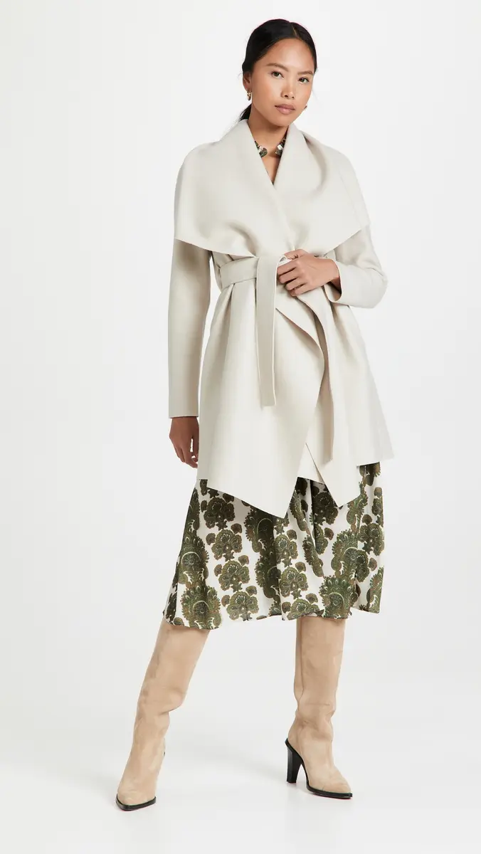 Harris Wharf London Women Blanket Coat Cream | Thumbnail 5 Harris Wharf London Women Blanket Coat Cream | Thumbnail 5