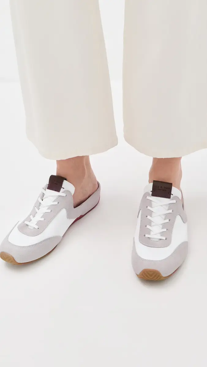 rag & bone Retro Runner Slim Ultra Mules Whttp | Thumbnail 3
