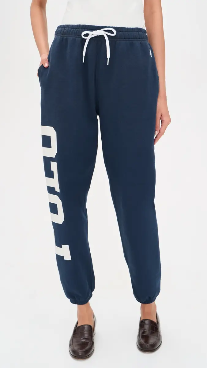 Polo Ralph Lauren Vintage Fleece Knit Ankle Joggers | Thumbnail 2