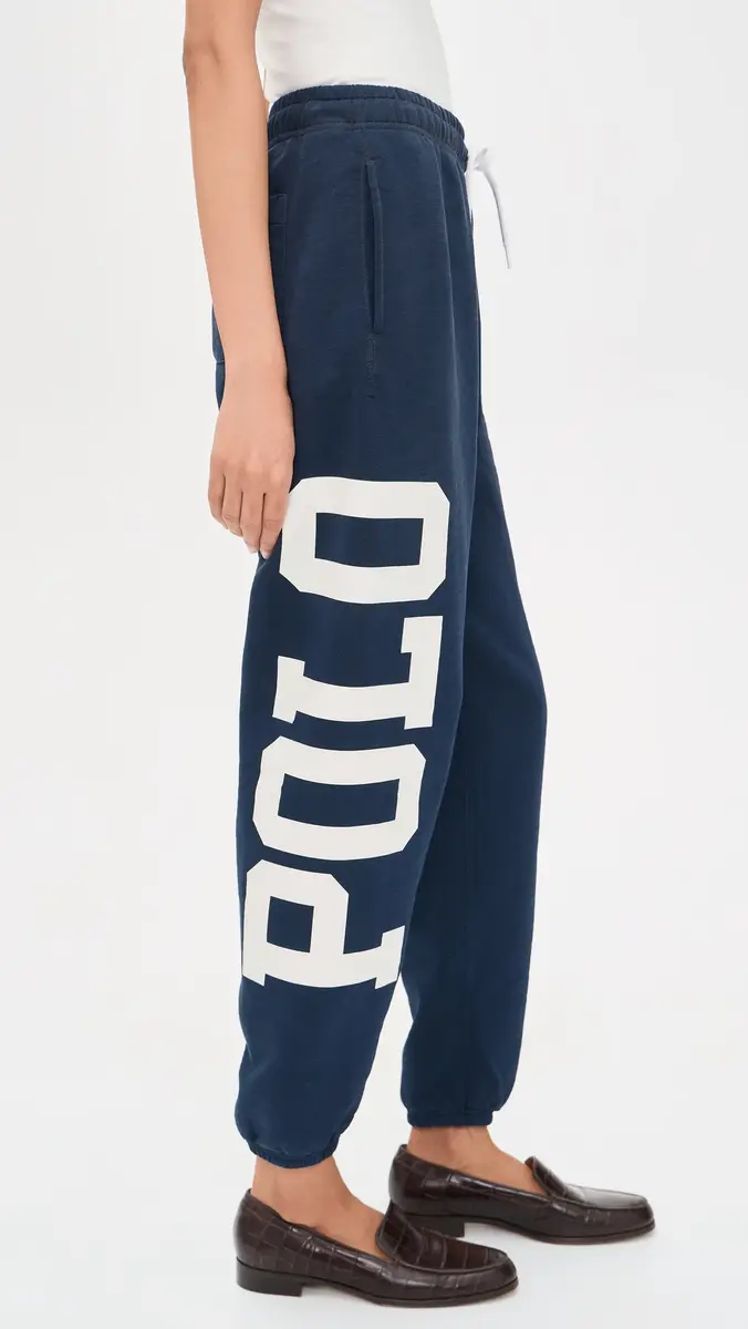 Polo Ralph Lauren Vintage Fleece Knit Ankle Joggers | Thumbnail 4
