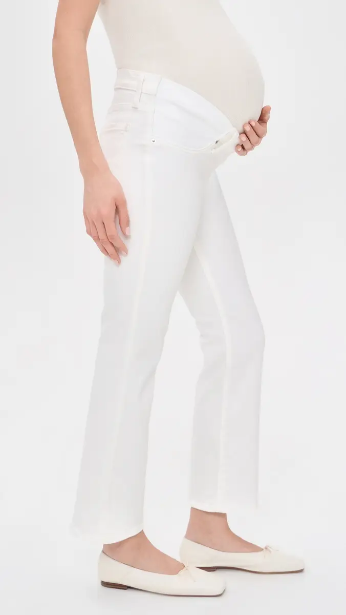 Madewell Maternity Stretch Flare Crop Jeans | Thumbnail 5 Madewell Maternity Stretch Flare Crop Jeans | Thumbnail 5