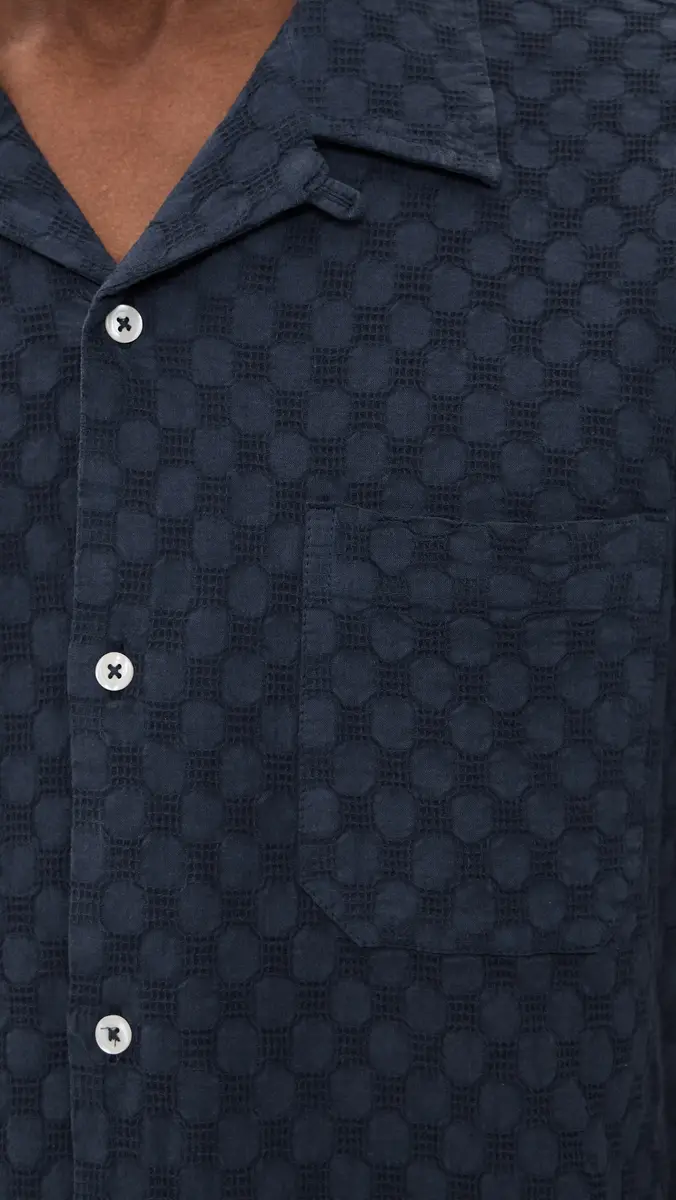 Universal Works Road Shirt Navy | Thumbnail 6 Universal Works Road Shirt Navy | Thumbnail 6