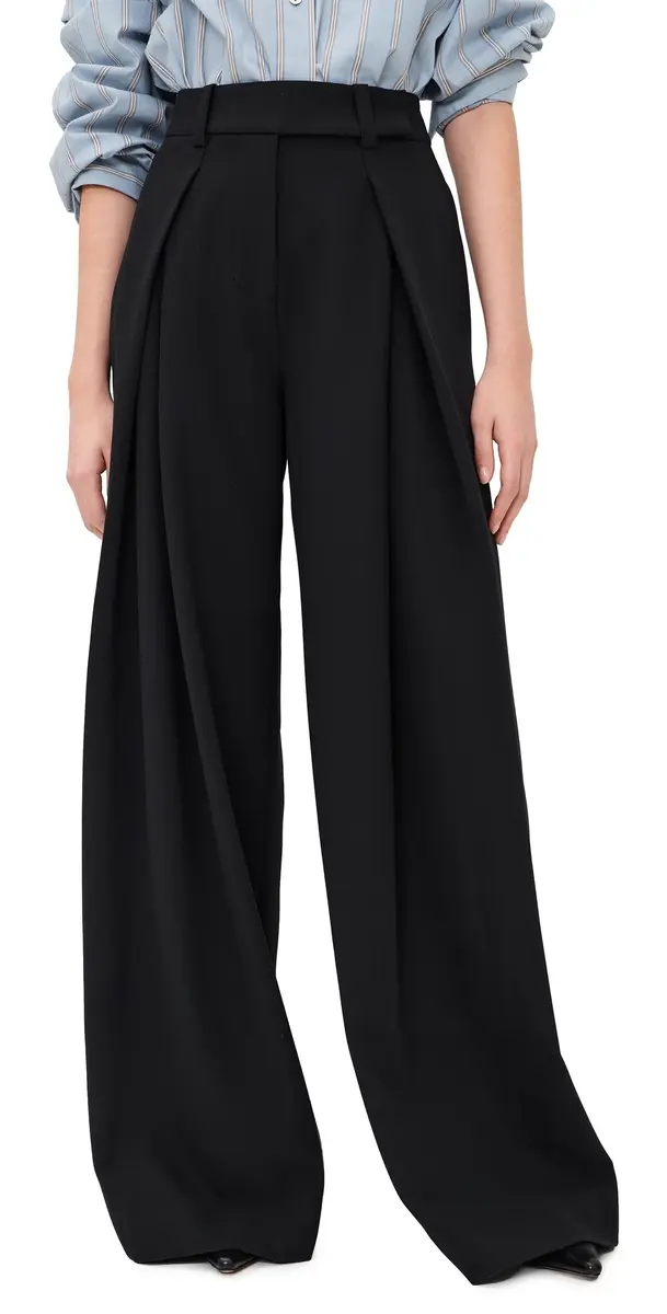 Favorite Daughter Pleats For Days Pants Black 8 | Image 1 Favorite Daughter Pleats For Days Pants Black 8 | Image 1
