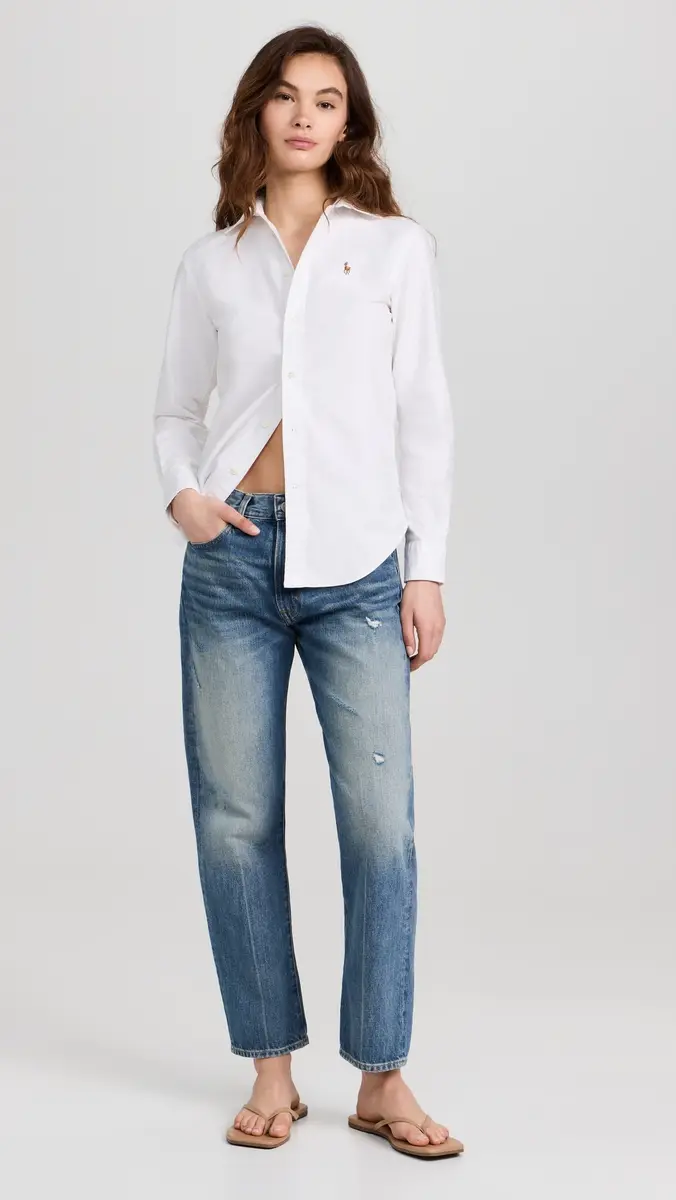 Polo Ralph Lauren Cotton Oxford Long Sleeve Buttondown | Thumbnail 5