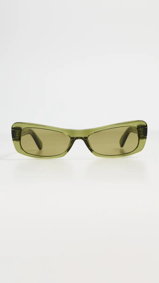 Jacquemus Capri Sunglasses Khaki/Silver One Size | Thumbnail 2 Jacquemus Capri Sunglasses Khaki/Silver One Size | Thumbnail 2