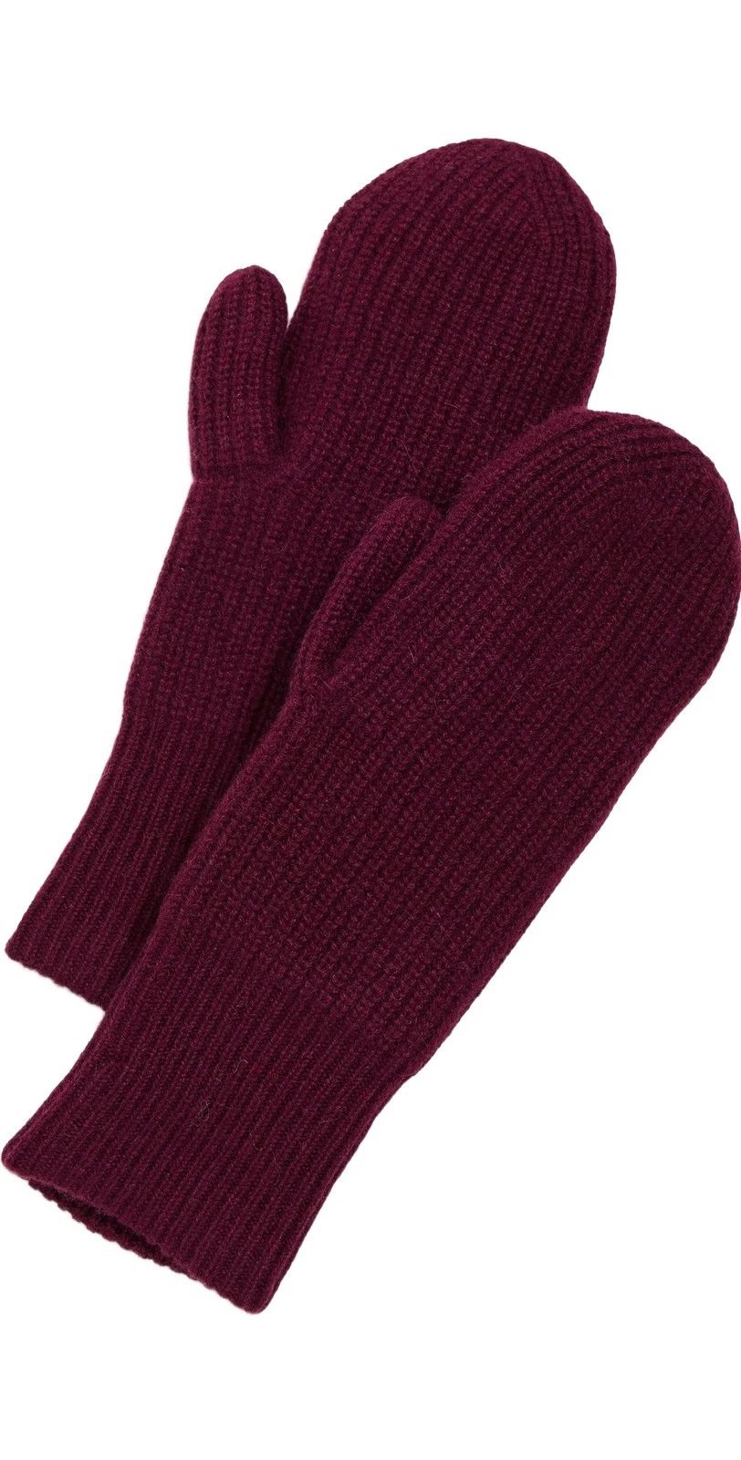 White + Warren Cashmere Ribbed Mittens