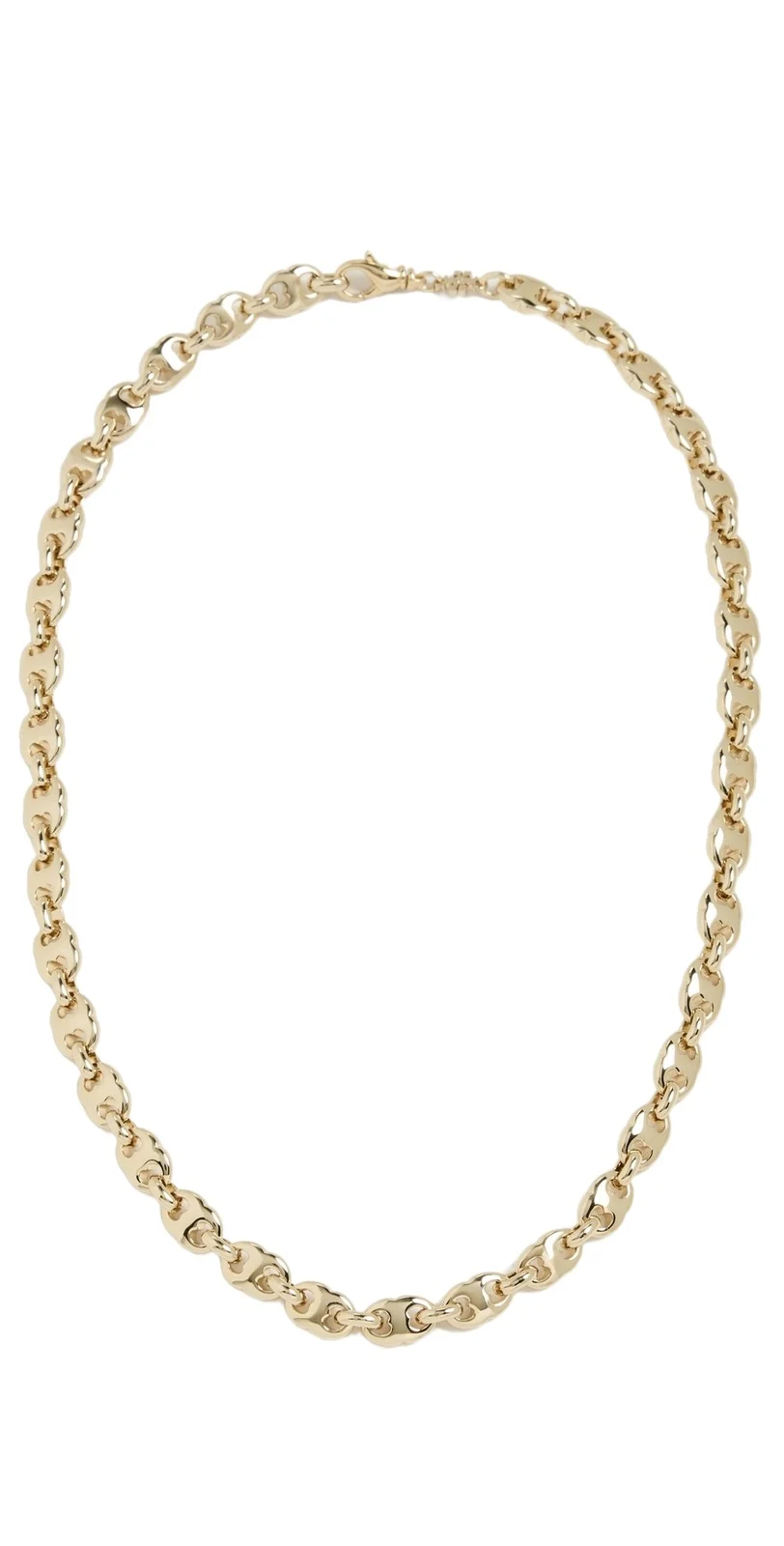 Tory Burch Delicate Gemini Chain Link Necklace