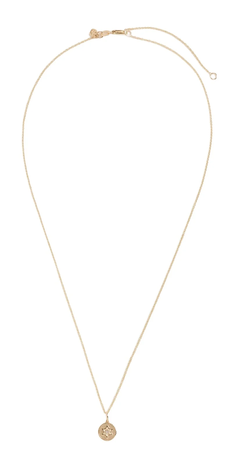 14k Gold Baby Star of David Charm Necklace 14k Gold Baby Star of David Charm Necklace