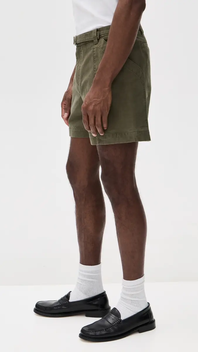 Wales Bonner Brixton Shorts 5 Olive | Thumbnail 4 Wales Bonner Brixton Shorts 5 Olive | Thumbnail 4