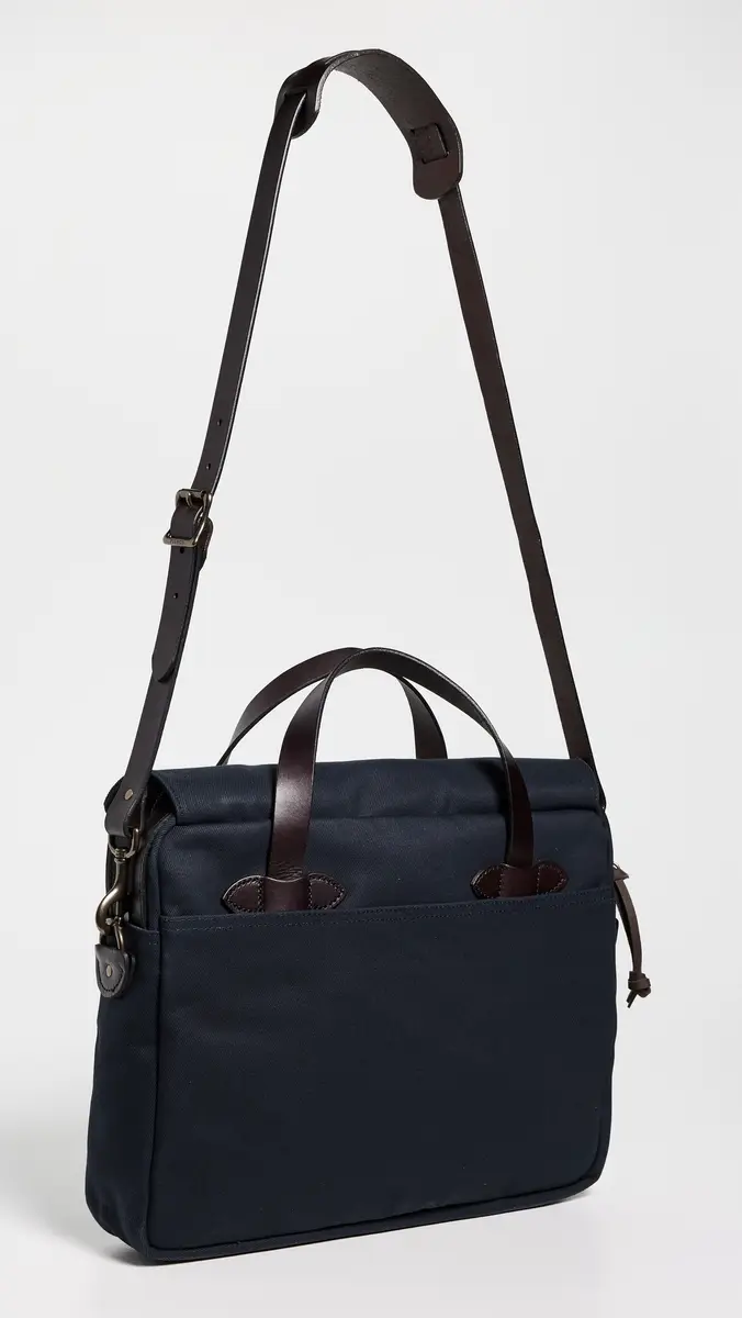 Filson Rugged Twill Original Briefcase Navy One Size | Thumbnail 4