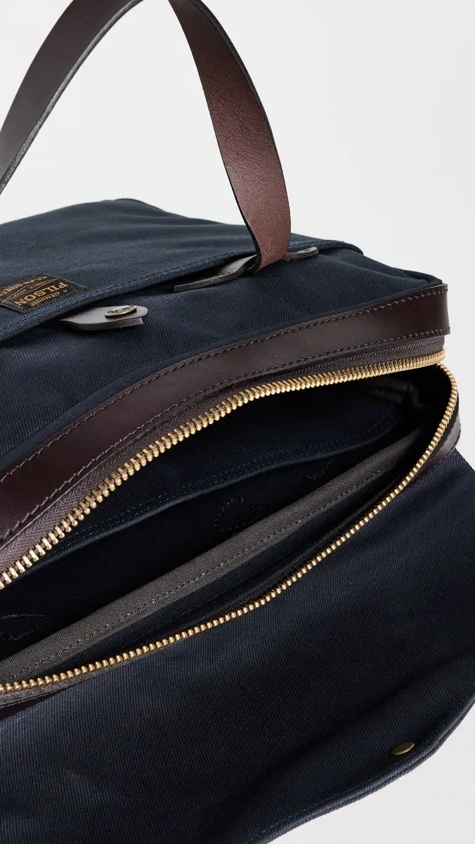 Filson Rugged Twill Original Briefcase Navy One Size | Thumbnail 6