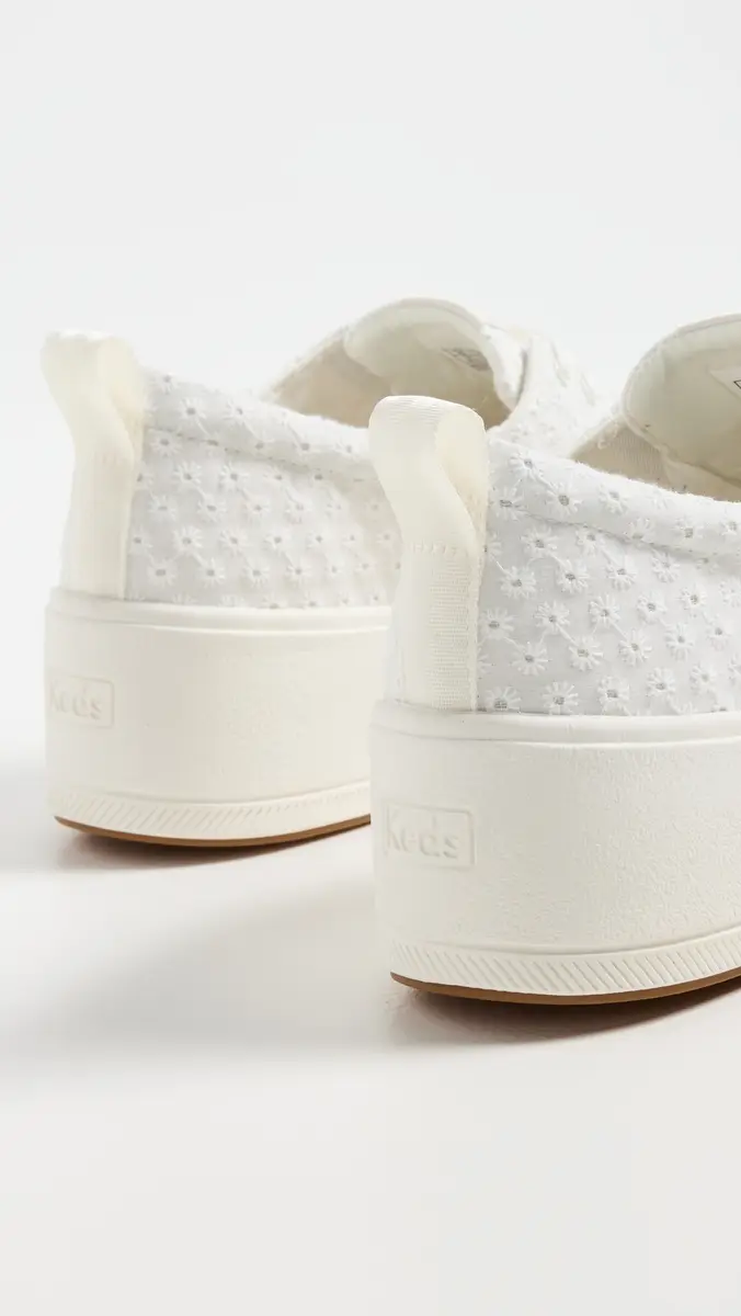 Keds Skyler Festival Eyelet Sneakers Snow White | Thumbnail 4 Keds Skyler Festival Eyelet Sneakers Snow White | Thumbnail 4