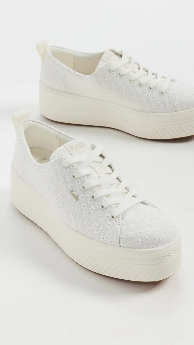 Keds Skyler Festival Eyelet Sneakers Snow White | Thumbnail 5 Keds Skyler Festival Eyelet Sneakers Snow White | Thumbnail 5