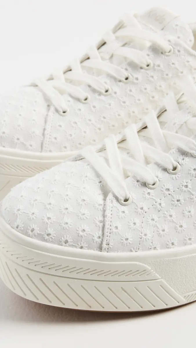 Keds Skyler Festival Eyelet Sneakers Snow White | Thumbnail 6 Keds Skyler Festival Eyelet Sneakers Snow White | Thumbnail 6