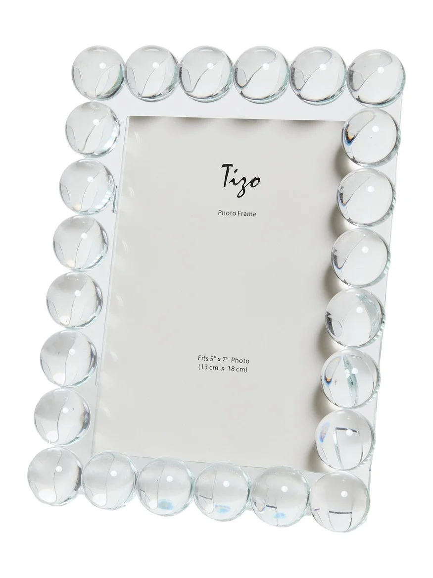 Tizo Design Crystal Glass Bubble Frame 5x7