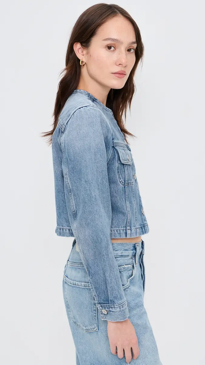 Citizens of Humanity Devin Collarless Jacket | Thumbnail 4 Citizens of Humanity Devin Collarless Jacket | Thumbnail 4
