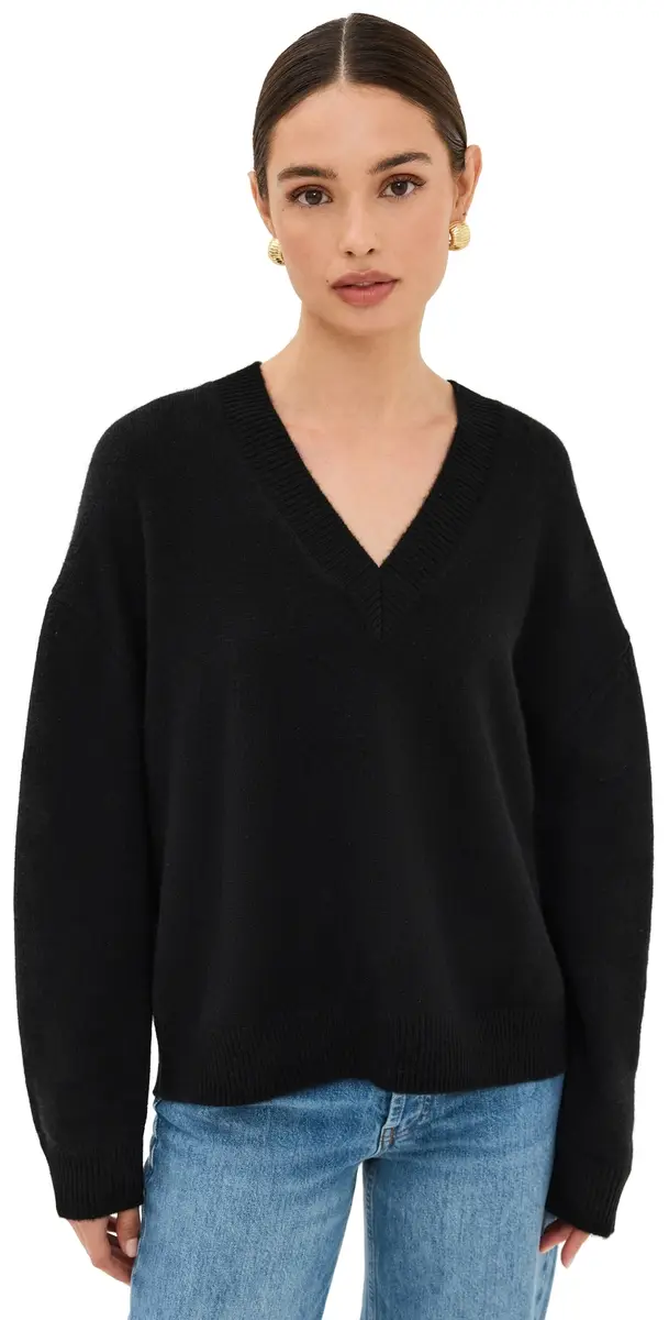 ANINE BING ee Sweater Black | Image 1 ANINE BING ee Sweater Black | Image 1