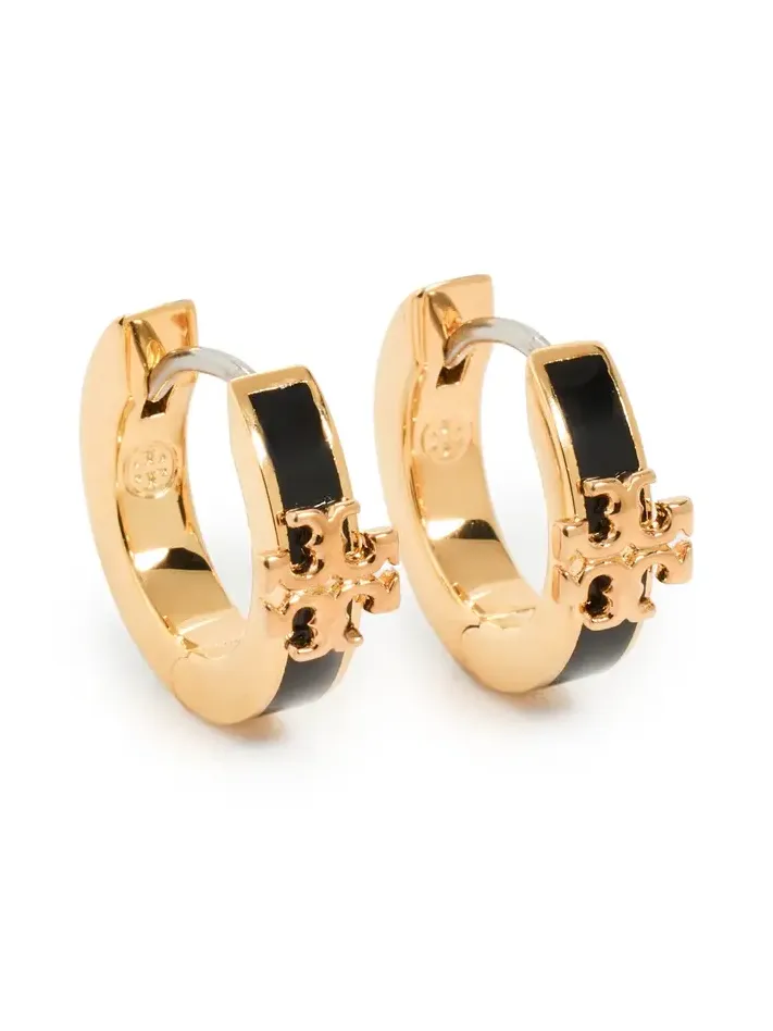 Icon Enamel Huggie Hoop Earrings Icon Enamel Huggie Hoop Earrings