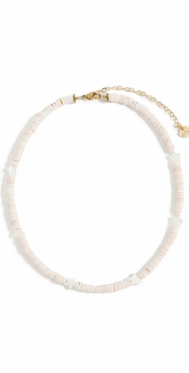 HIJAS DE PUKA Pink Sea Shell Puka Necklace