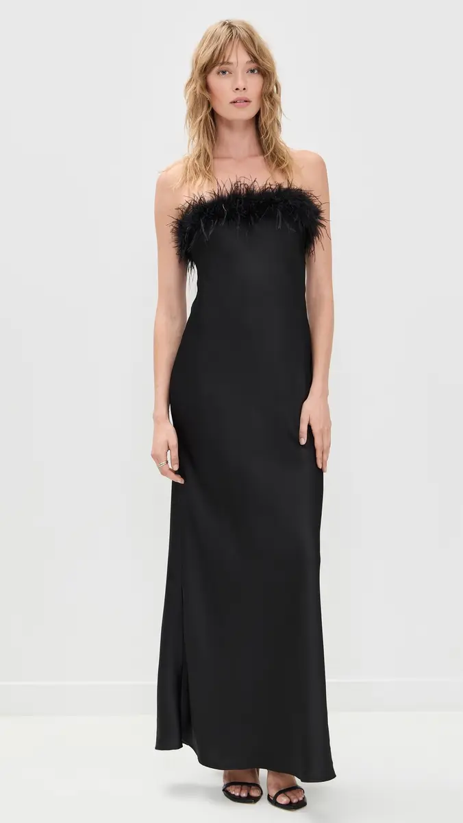 Runaway the Label Ariana Strapless Maxi Dress Black | Thumbnail 2 Runaway the Label Ariana Strapless Maxi Dress Black | Thumbnail 2