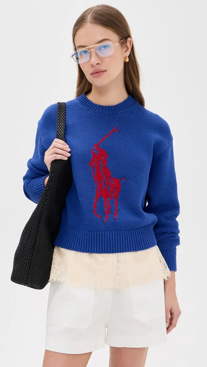 Polo Ralph Lauren Cotton Long Sleeve Crew Neck Pullover | Thumbnail 2 Polo Ralph Lauren Cotton Long Sleeve Crew Neck Pullover | Thumbnail 2