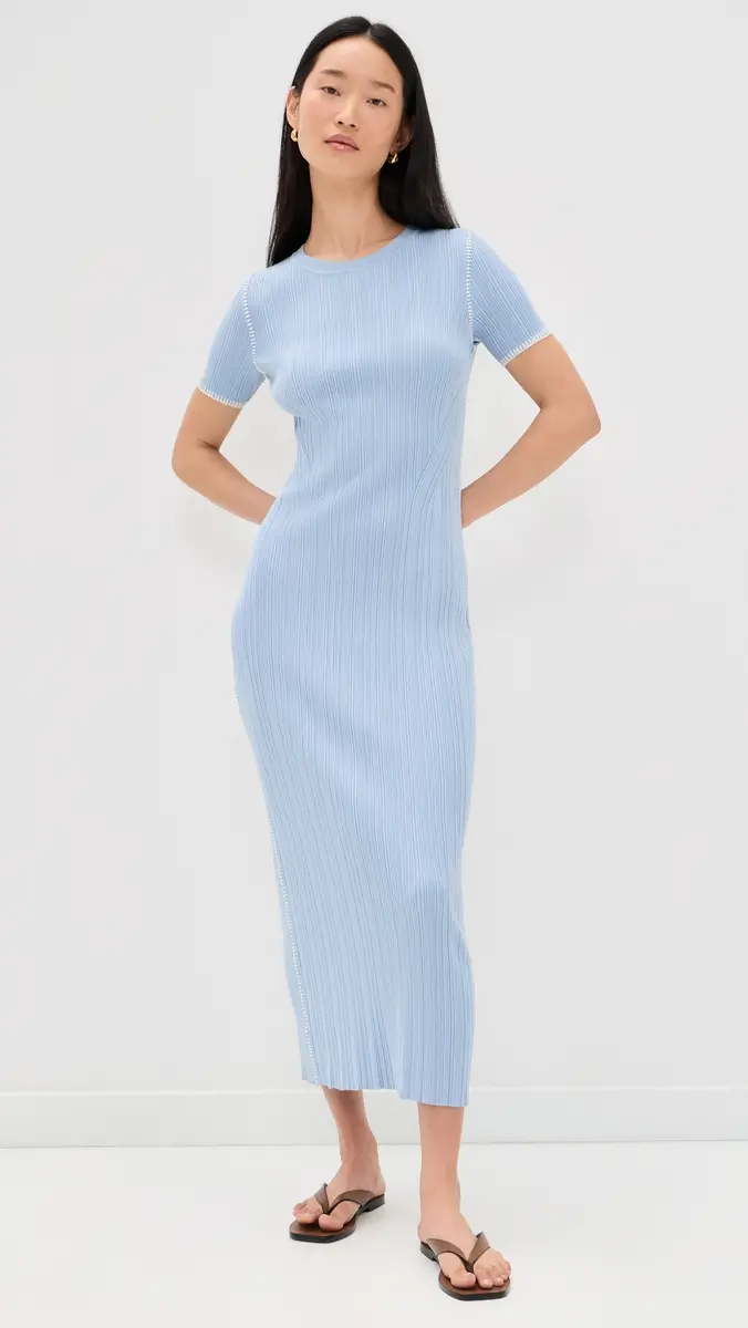 rag & bone Harper Midi Dress Sky | Thumbnail 2