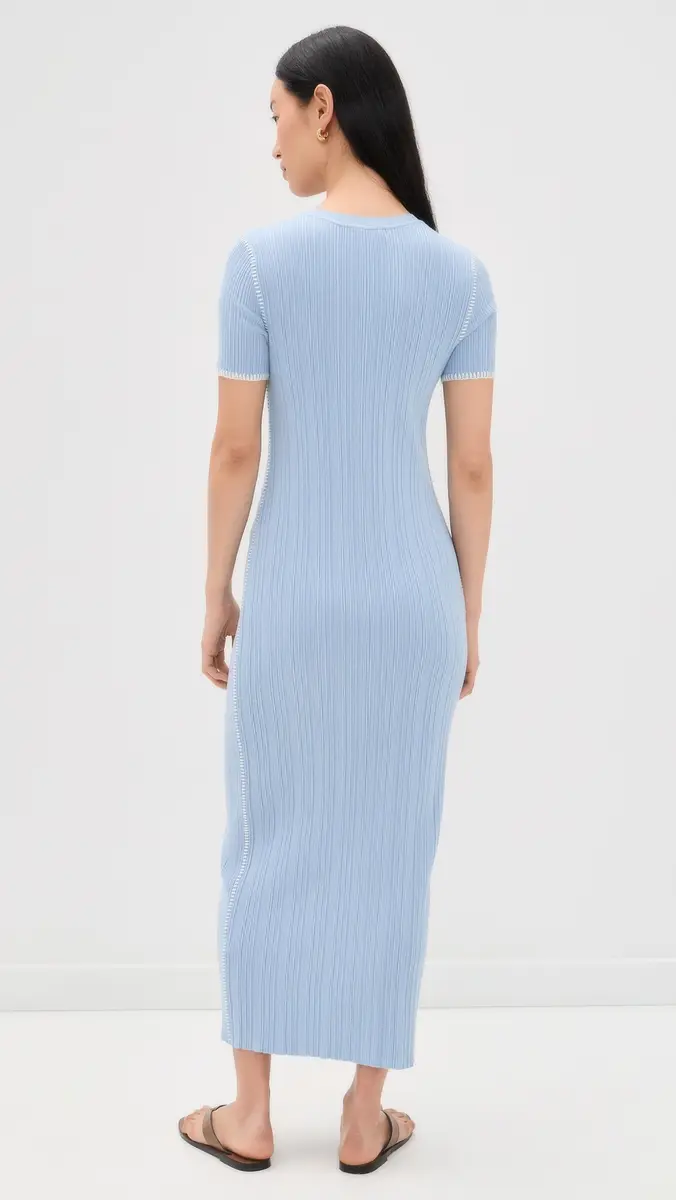 rag & bone Harper Midi Dress Sky | Thumbnail 3