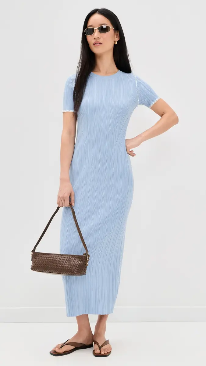 rag & bone Harper Midi Dress Sky | Thumbnail 5