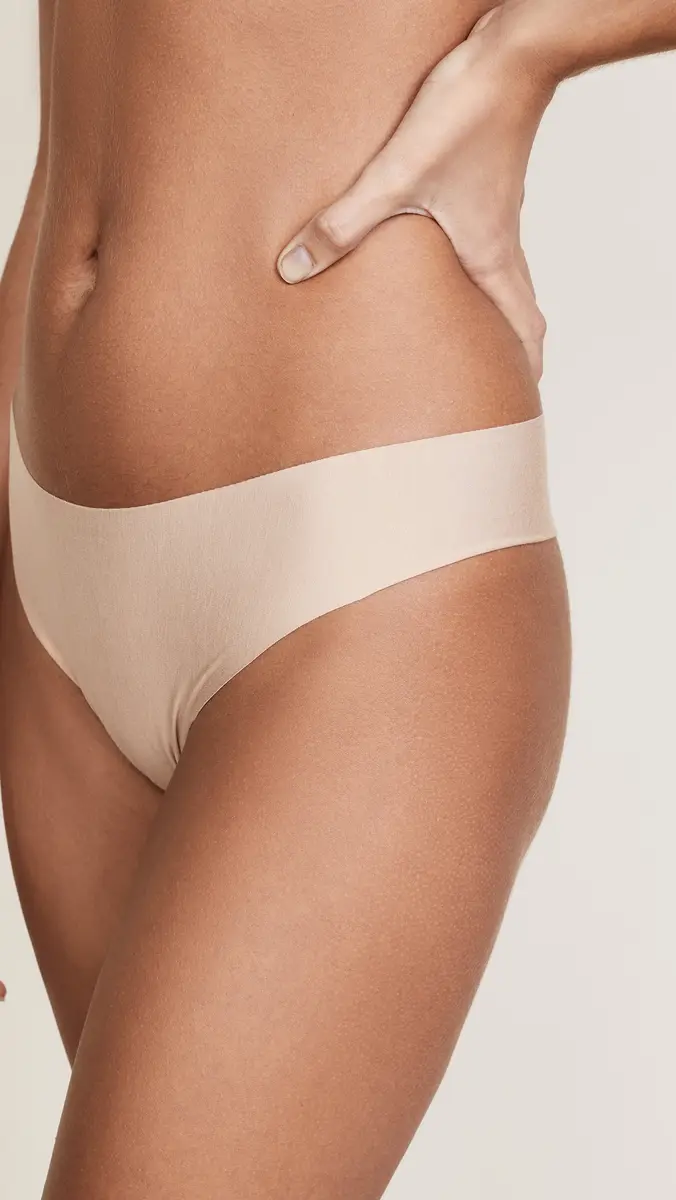 Commando Butter Mid Rise Thong Almond | Thumbnail 3