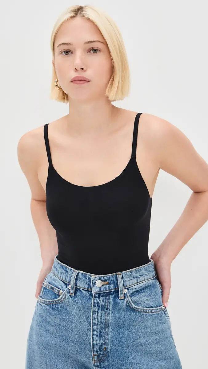 Commando Ballet Cami Thong Bodysuit Black One Size | Thumbnail 2 Commando Ballet Cami Thong Bodysuit Black One Size | Thumbnail 2