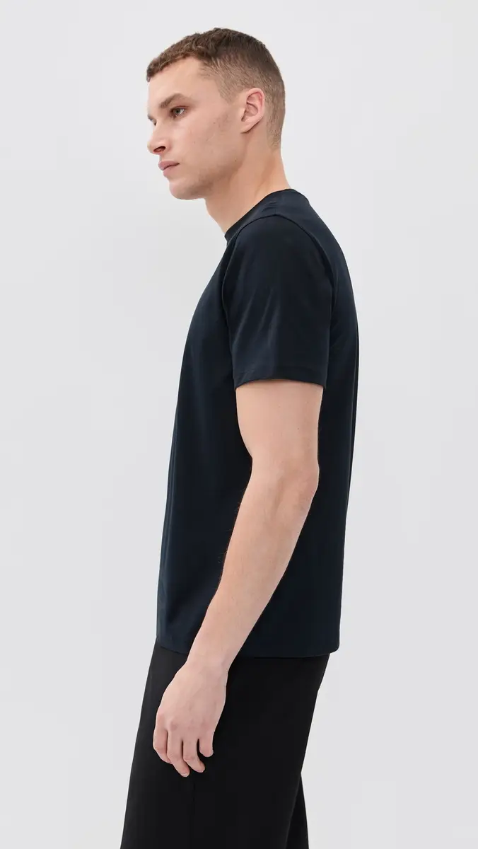 Theory Precise Rib Cotton Tee | Thumbnail 4 Theory Precise Rib Cotton Tee | Thumbnail 4