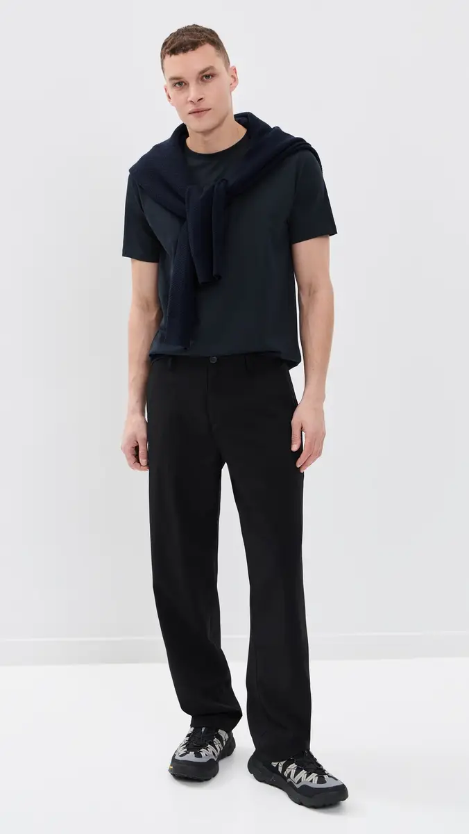 Theory Precise Rib Cotton Tee | Thumbnail 5 Theory Precise Rib Cotton Tee | Thumbnail 5