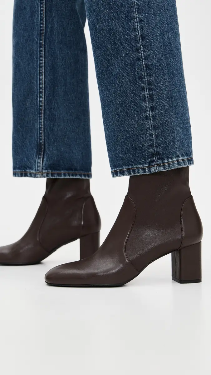 Stuart Weitzman Lucie Booties Walnut | Thumbnail 3