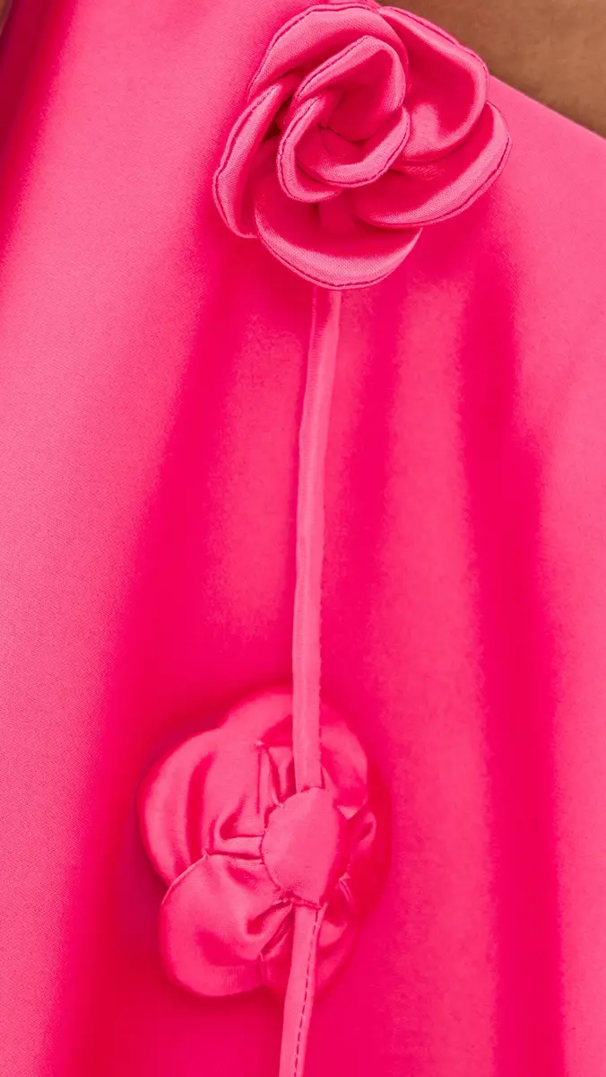 Leo Lin Fiona Rose Mini Dress Pink | Thumbnail 6 Leo Lin Fiona Rose Mini Dress Pink | Thumbnail 6