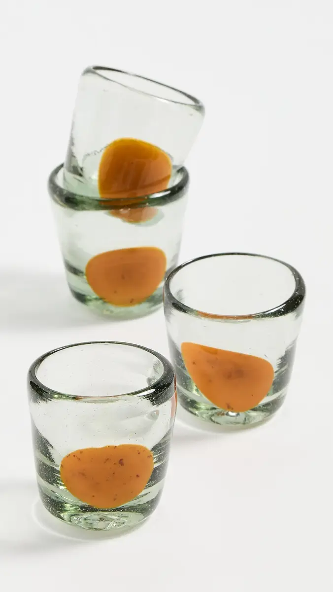 Studio Conchita Glass Chiquito Cups Set of 4 | Thumbnail 2 Studio Conchita Glass Chiquito Cups Set of 4 | Thumbnail 2