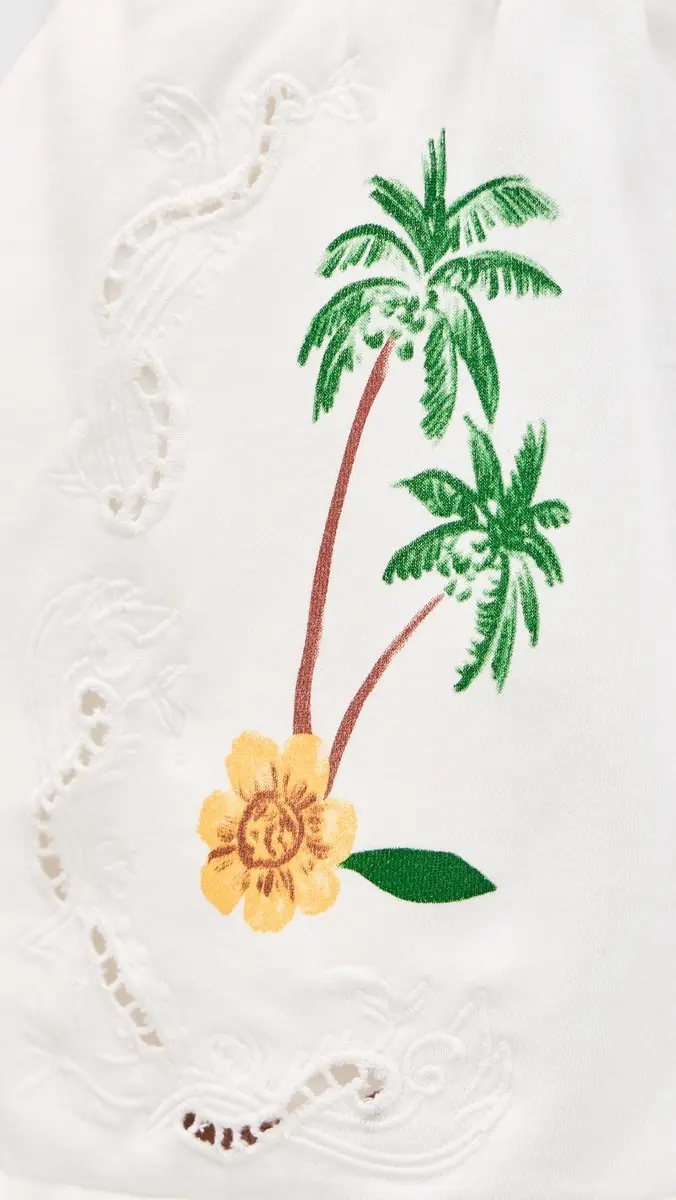 FARM Rio Coconut Trees Come To Rio Shorts Off-White | Thumbnail 6 FARM Rio Coconut Trees Come To Rio Shorts Off-White | Thumbnail 6